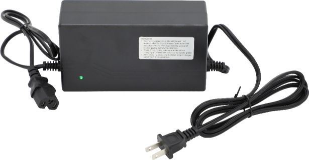 Charger - 48V, 2.5A, C13 Plug with Universal T-Prong, Reverse Polarity - CHG4825TR - PBC1555EF1