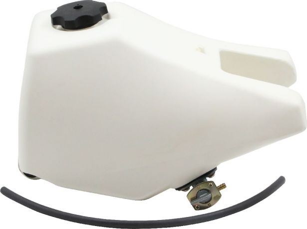 Gas Tank - PW80 Profile, 80cc,Dirt Bike, Yamaha, White - 20A4735WT - PBC2589F1