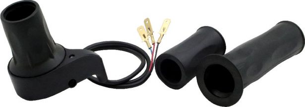 Throttle Lever - Twist Grip, Electric Scooter, 350W, 500W, 800W (Set) - 70C3210 - PBC2750F1