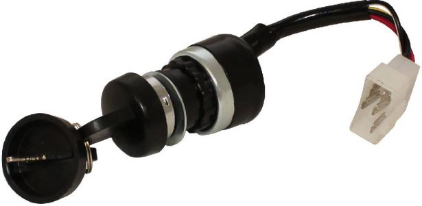 Ignition Key Switch - 5 pin 5 wire Male, Plastic - 10A4210 - PBC2345F1