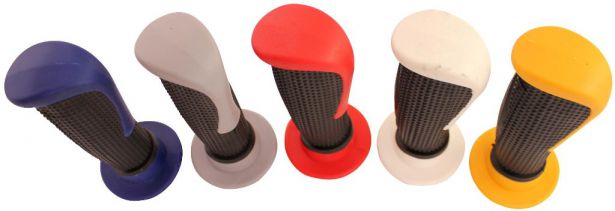 Throttle Grips - Tapered, Yellow - 70D1845YW - PBC2709F1