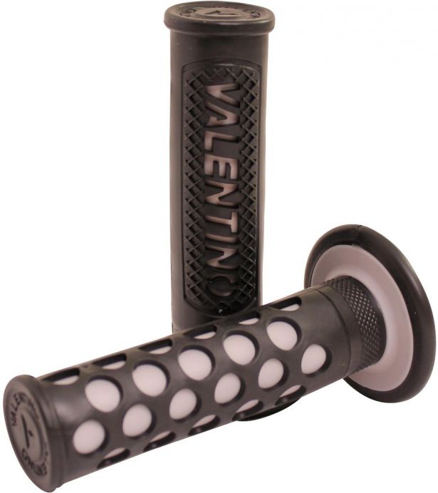 Throttle Grips - Valentino, Gray - 70D1840GY - PBC2758F1