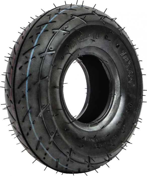 Tire - 10x3.50-4, Pocket Bike, Tubeless, Street Tread - 40P1211 - PBC3547F1