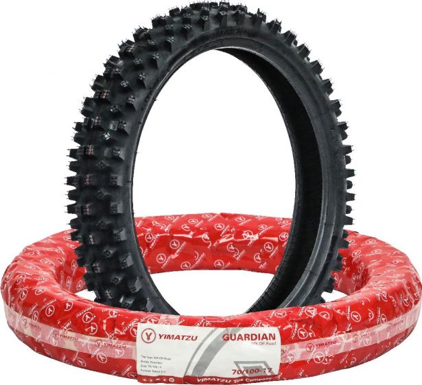 Tire - Yimatzu Guardian 70/100-17, 17 Inch, Dirt Bike/MX - PBC40D1F1