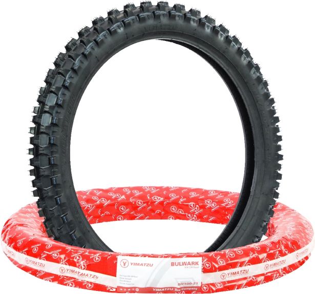 Tire - Yimatzu Guardian 80/100-21, 51M, 21 Inch, Dirt Bike/MX - 40D2180Y - PBC4040EF1