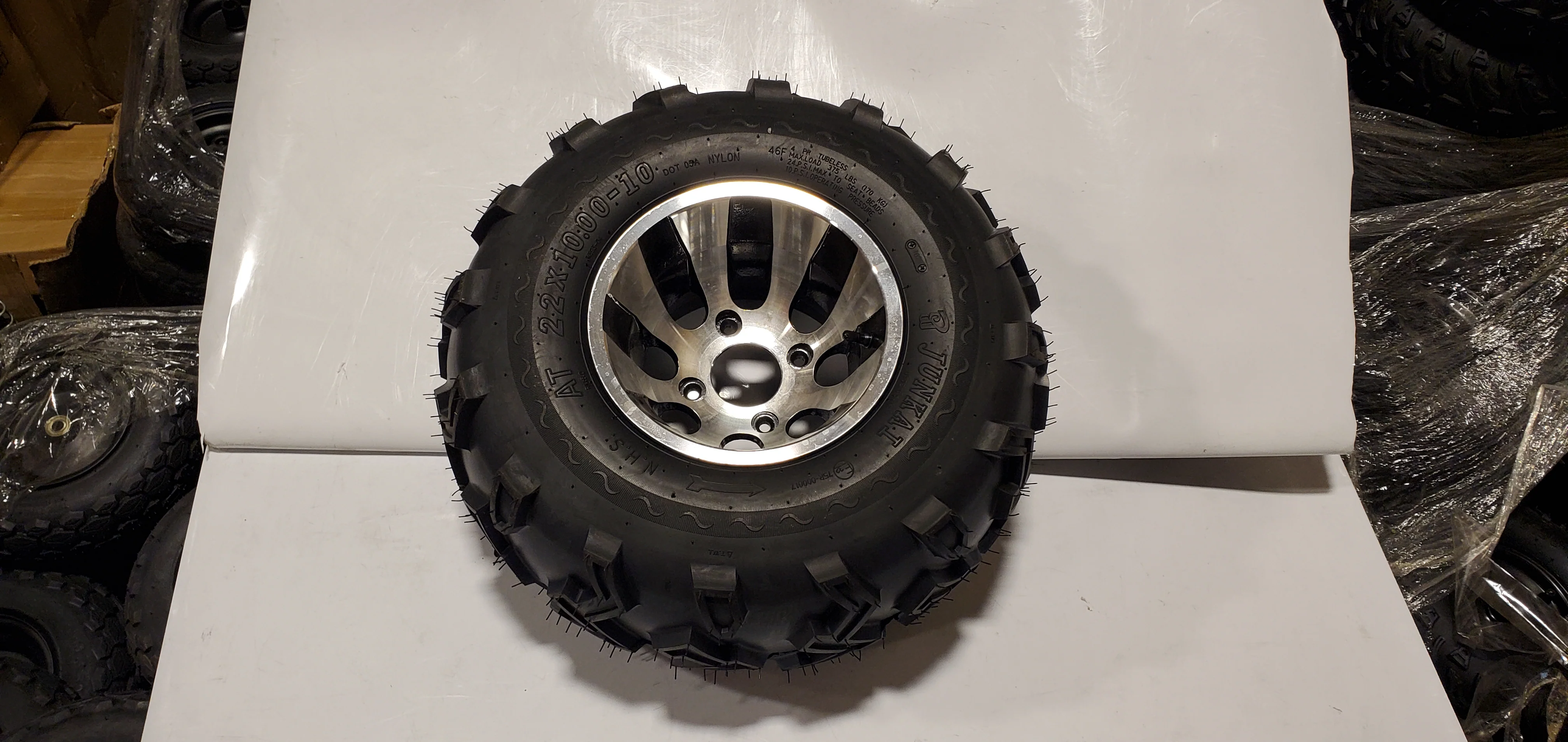 Blazer 200HS Rear Wheel Aluminum - TAO TAO MOTOR / GIO PARTS - PBCB200HSRAW