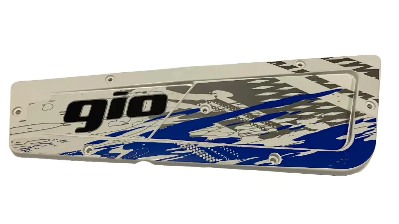 GT200 Blue left side cover