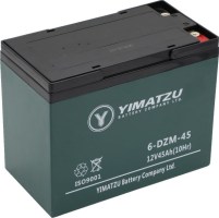Battery - EV12450 / 6-DCM-45 / 6-DZM-45 / 6-FM-45, Version 1, AGM, 12V 48Ah, Yimatzu, Threaded Terminals - BATEV12045-1 - PBC77EF1