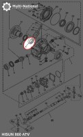 Bearing - 556720, 67x55x20, ATV, Hisun, 500-800cc, 1pc - BRG556720 - PBC224F1