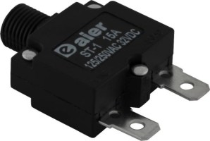 Circuit Breaker - Push Button, 15A, ST-1, 125/250VAC, 32VDC - 60A9515 - PBC2150F1
