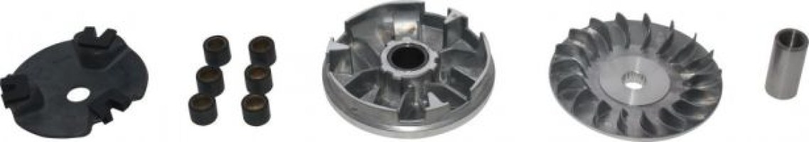 Clutch - Variator, Yamaha, 50cc, 4 Stroke, 17 Spline - 30A3604 - PBC1323F1