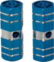 Foot Pegs - Dirt Bike, Blue, CNC Machined Lightweight (2 pcs) - 40D5060BU - PBC657F1