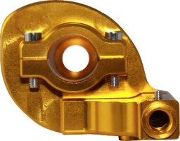 Throttle Lever - Twist Grip, CNC, 90cc to 250cc, Dirt Bike, Yimatzu Brand, Gold - 70A3250GD - PBC2789F1