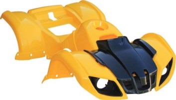 Plastic Set - 50cc to 125cc, ATV, Yellow, Utility Style - 70A7120YW - PBC658F1