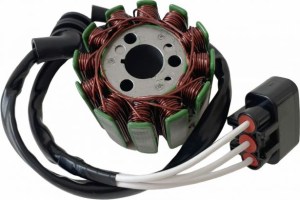 Stator - Magneto Coil Assembly, Yamaha YZF1000, YZFR1, YZF, FZ1, 2D1-81410-01-00, 5VY-81410-00-00, 2D1-81410-10-00 - 30A9404 - PBC1740EF1
