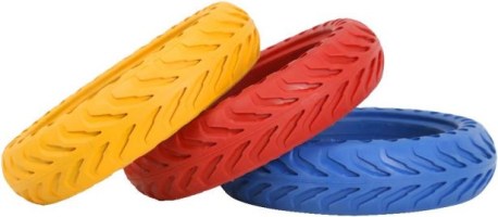 Tire - 8.5x2, Circular Honeycomb, Solid, Blue - PBC40K082F1