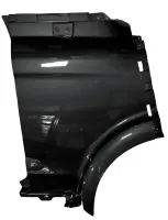 Black Front Mirror Panel Left